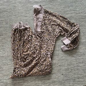 Free People Cotton Jumpsuit (Leopard)